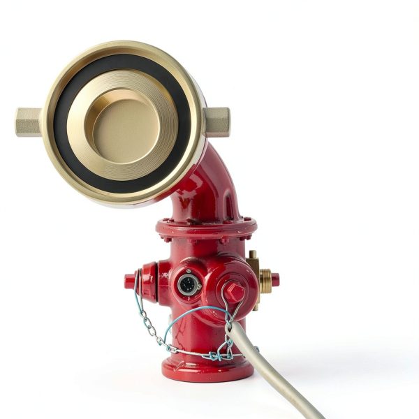 QWORK 1-1/2" Fire Hose Nozzle Brass Rotatable-3