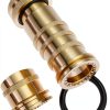 Brass Fire Hose Nozzle QWORK 1 Inch Adjustable-2
