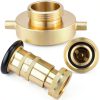 Brass Fire Hose Nozzle Shimeyao Adjustable-0