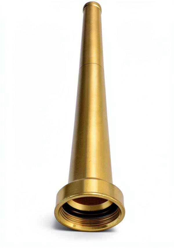QWORK Brass Fire Hose Nozzle Solid Construction 1-7/8 NST-5