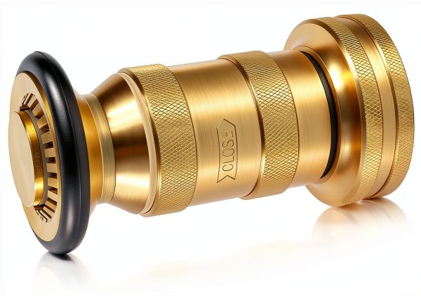 Happy Tree Brass Fire Hose Nozzle 1.5" NST/NH-0