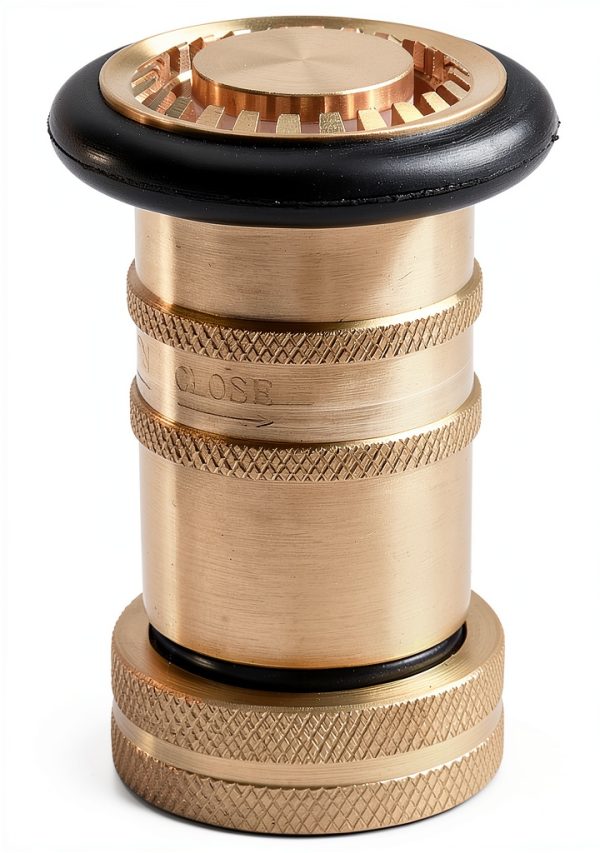 Ehlivhall Fire Hose Nozzle Brass High Pressure Spray Fog-7
