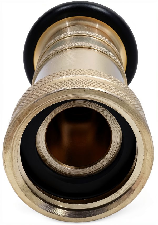 RosyOcean Brass Fire Nozzle 1 NPSH Constant Flow Fog-3