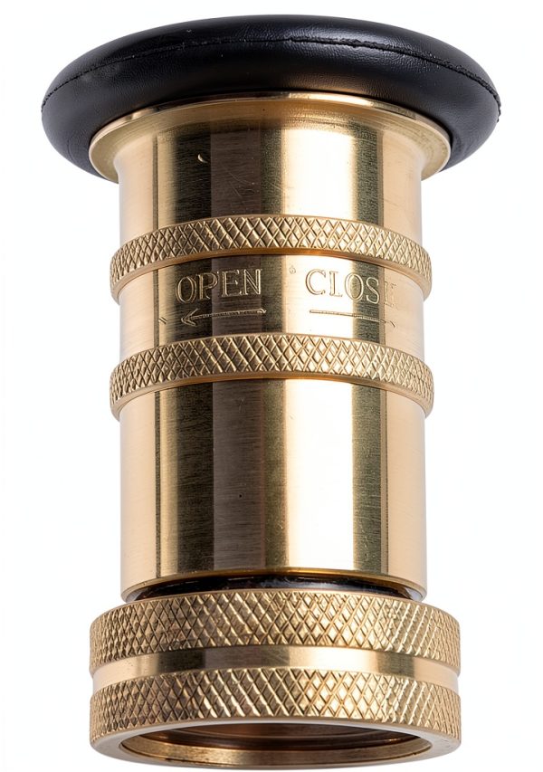 Ehlivhall Fire Hose Nozzle Brass High Pressure Spray Fog-2