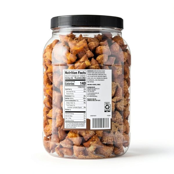 Amazon Fresh Peanut Butter Filled Pretzels Snack-1