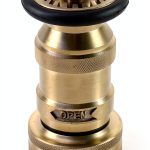 Brass Fire Hose Nozzle QWORK 1-1/2 NH/NST-0