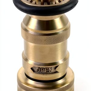 Brass Fire Hose Nozzle QWORK 1-1/2 NH/NST-0