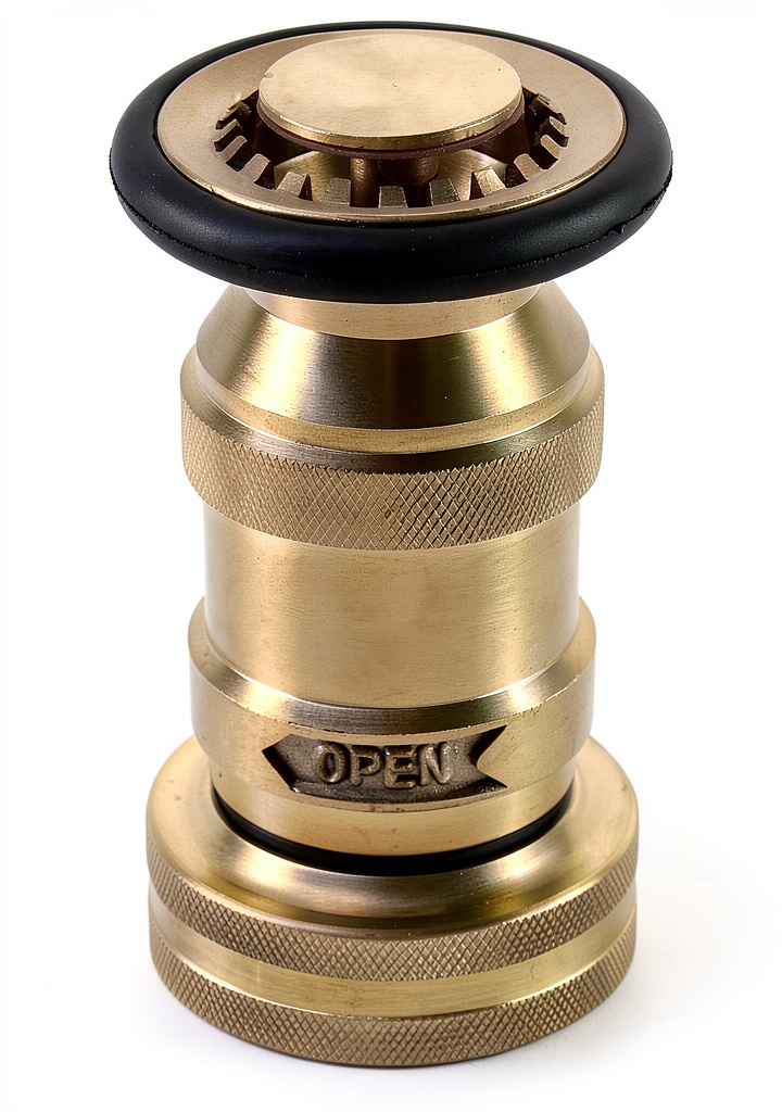 Brass Fire Hose Nozzle QWORK 1-1/2 NH/NST