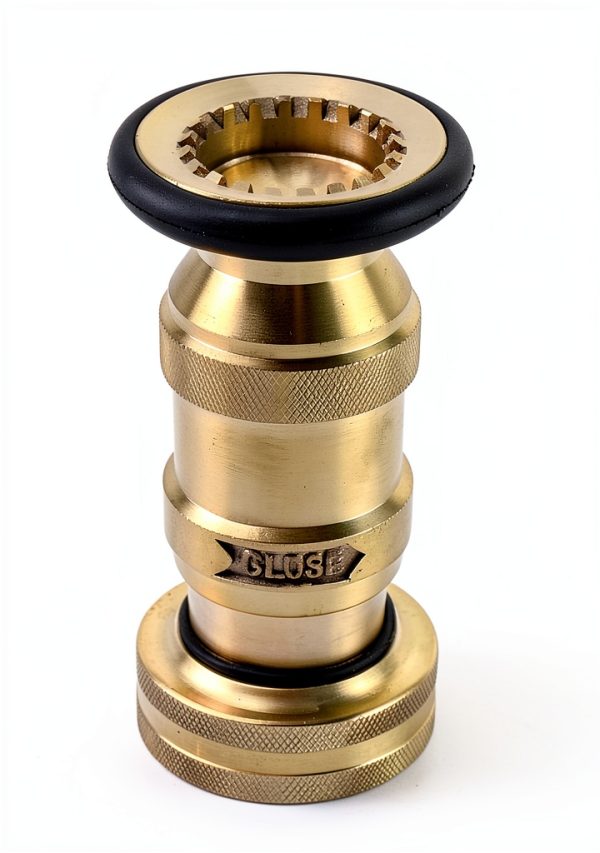 Brass Fire Hose Nozzle QWORK 1-1/2 NH/NST-3