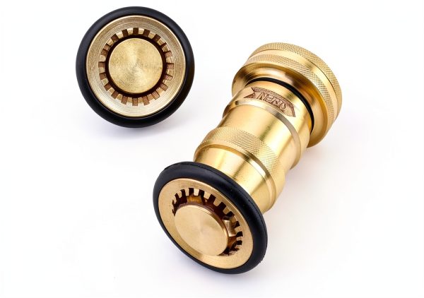 Brass Fire Hose Nozzle QWORK 1-1/2 NH/NST-1