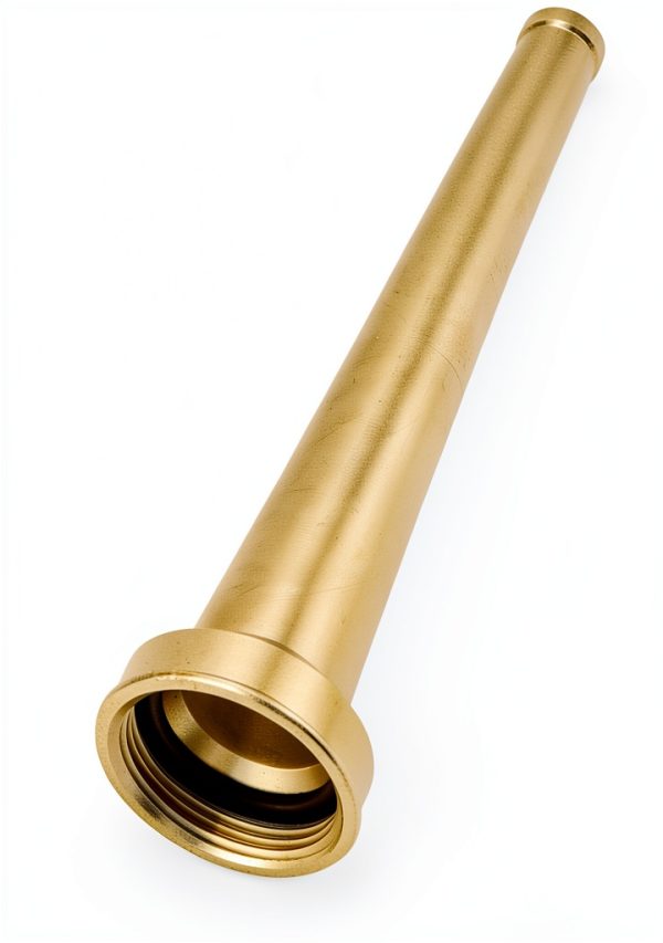 QWORK Brass Fire Hose Nozzle Solid Construction 1-7/8 NST-6
