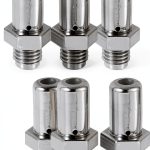 FUNOMOCYA Fire Hose Nozzle Silver Metal Industrial Safety-0