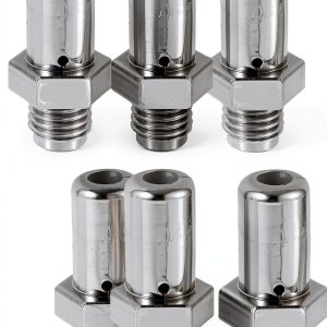 FUNOMOCYA Fire Hose Nozzle Silver Metal Industrial Safety-0