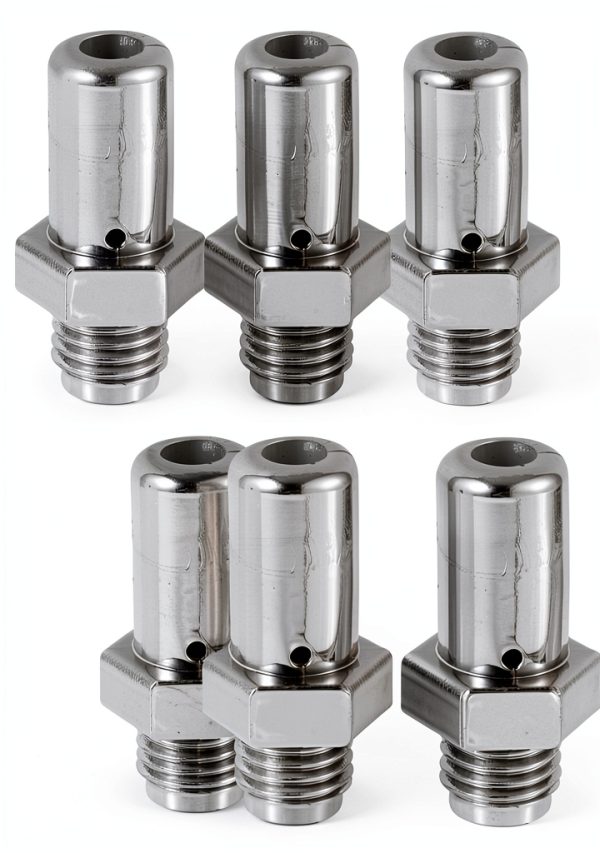 FUNOMOCYA Fire Hose Nozzle Silver Metal Industrial Safety-0