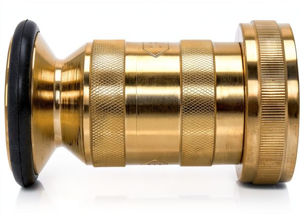 Brass Fire Hose Nozzle QWORK 1-1/2 NH/NST-7