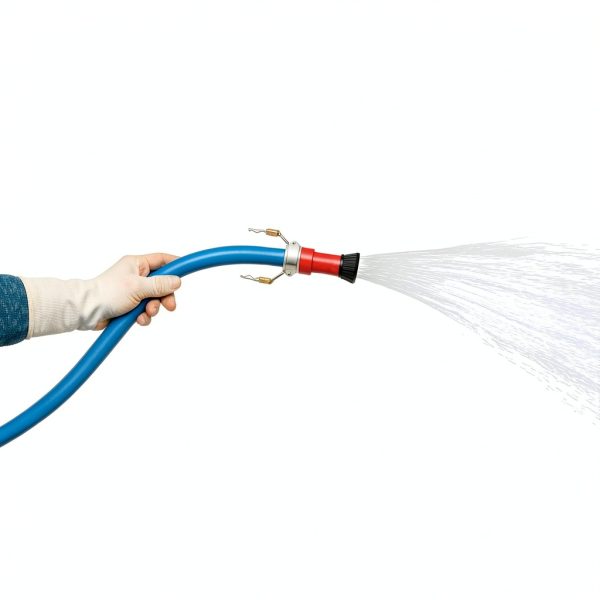 Pelopy Fire Hose Nozzle Aluminum Style Red 1.5 Inch-5