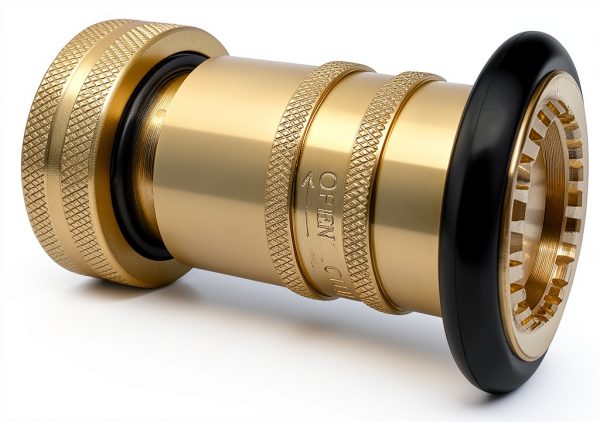 RosyOcean Fire Hose Nozzle Industrial Grade Brass-3