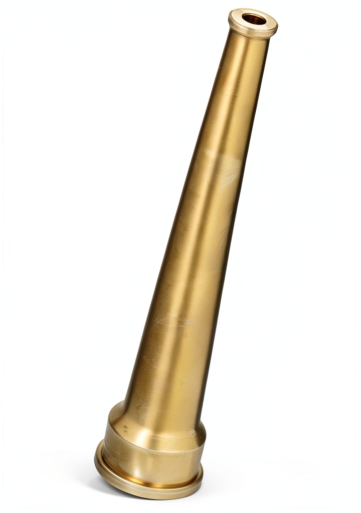 Dixon BN6 brass fire hose nozzle with 3/4 GHT thread