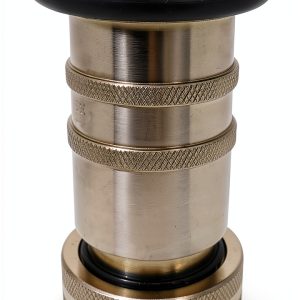 RosyOcean Brass Fire Nozzle 1 NPSH Constant Flow Fog-0