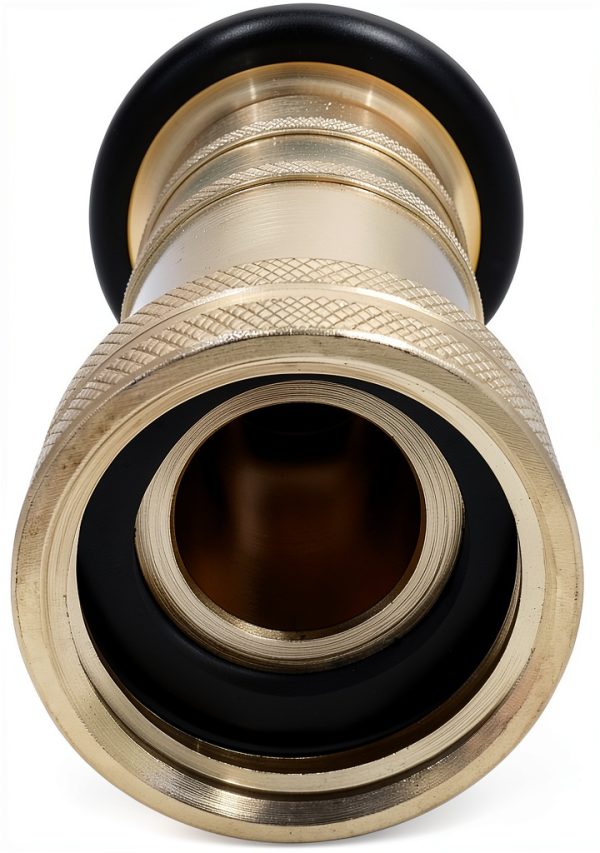 RosyOcean Fire Hose Nozzle Industrial Grade Brass-2