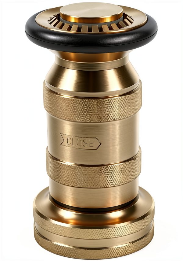SpringSpray 1-1/2 inch Brass Fire Nozzle Industrial Fire-0
