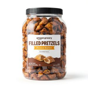 Amazon Fresh Peanut Butter Filled Pretzels Snack-0