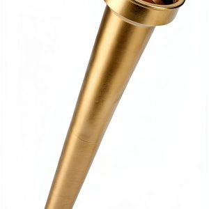 QWORK Brass Fire Hose Nozzle Solid Construction 1-7/8 NST-0