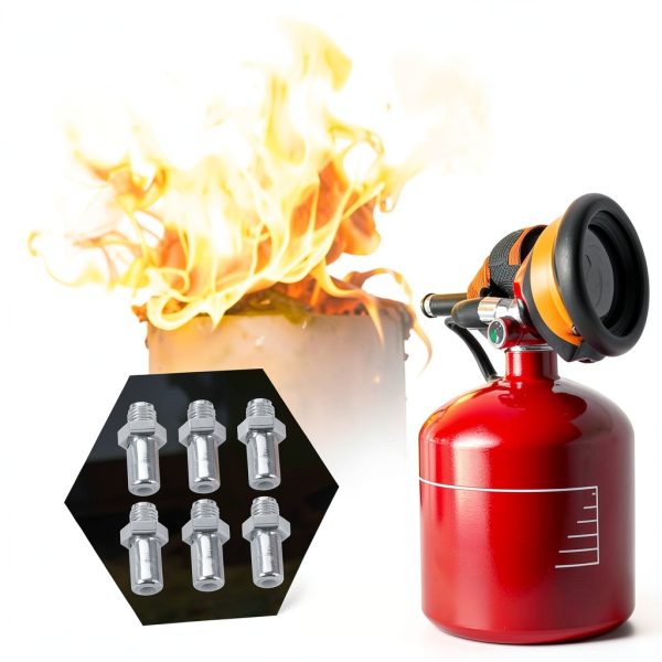 ELAYARD Fire Extinguisher Nozzle Silver Modern Plastic-5