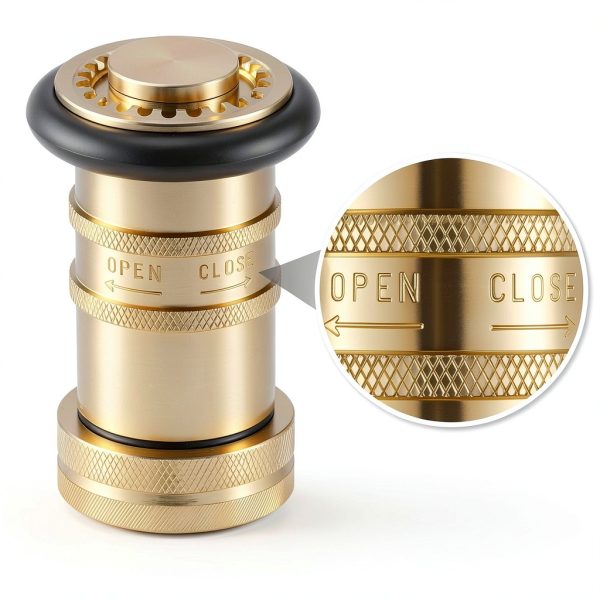 Brass Fire Hose Nozzle Shimeyao 1 Inch Precision-3