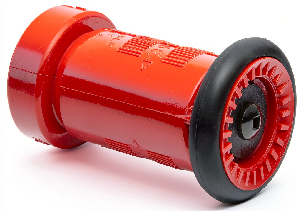'Dixon constant flow fog nozzle in use on a fire hose'