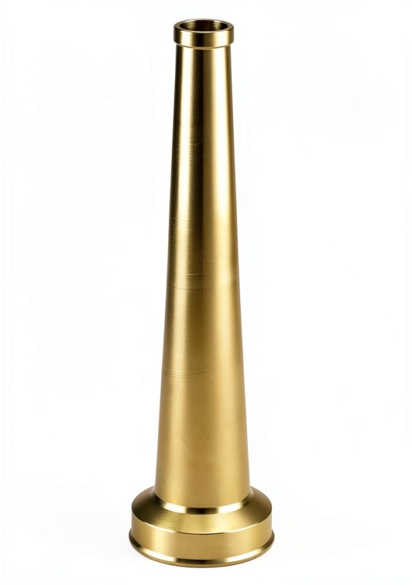 QWORK Brass Fire Hose Nozzle Solid Construction 1-7/8 NST-1