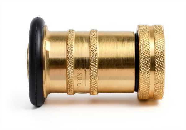 Ehlivhall Fire Hose Nozzle Brass High Pressure Spray Fog-4