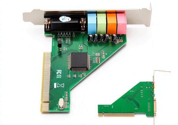 PCI Sound Card Qiilu Internal 24bit 120dB SNR-4