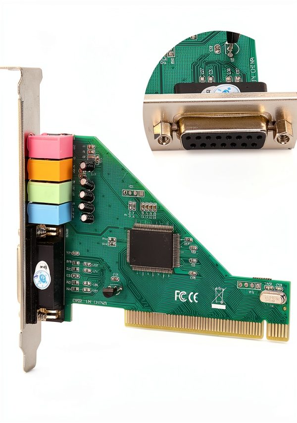 PCI Sound Card Qiilu Internal 24bit 120dB SNR-2