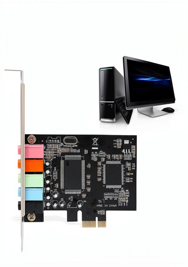 Zunate PCI‑Express Sound Card 5.1 Surround Audio-4