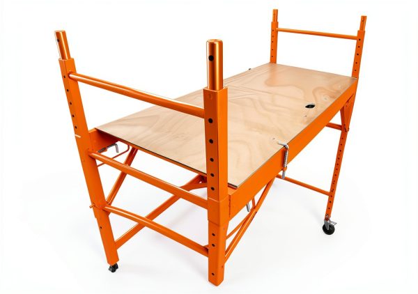 WEN 31110T Baker-Style 6.25 ft Rolling Steel Scaffolding-1