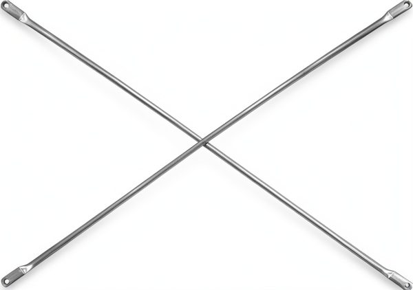 Metaltech Saferstack Scaffold Cross Brace 7' x 4' Steel Construction-0