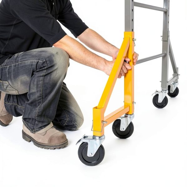 MetalTech Scaffold Outriggers 4 Pack Baker Style 14 Inch Yellow Steel-3