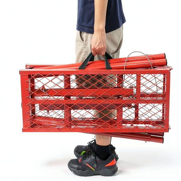 Scaffolding Platform LEADALLWAY Adjustable 58x11x30 Red 770lb Capacity-4