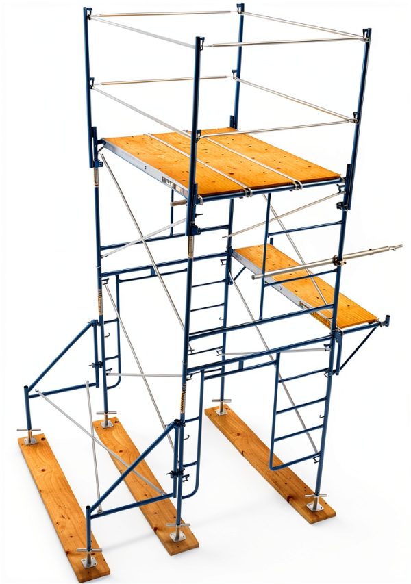 Metaltech Saferstack Scaffold Cross Brace 7' x 4' Steel Construction-2