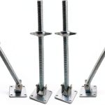 Scaffold Swivel Screw Jack by ANAQA 4 Pack Adjustable Leveling Jacks-0