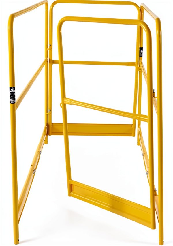 Metaltech I-CISGRJP Scaffolding Guardrail with Gates and 4 Toggle Pins-8