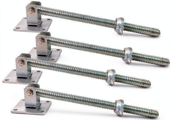 Scaffold Swivel Screw Jack by ANAQA 4 Pack Adjustable Leveling Jacks-1