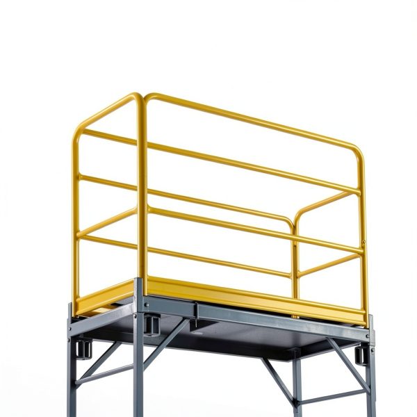 Metaltech I-CISGRJP Scaffolding Guardrail with Gates and 4 Toggle Pins-1