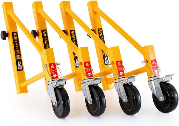 MetalTech Scaffold Outriggers 4 Pack Baker Style 14 Inch Yellow Steel-0