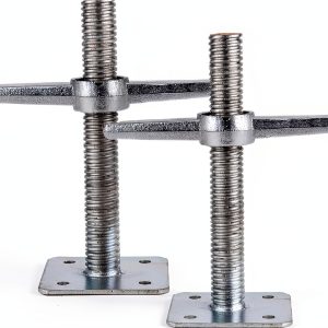 Scaffold 12" Leveling Galvanized Screw Jack BGTLGIO 2 Pack-0