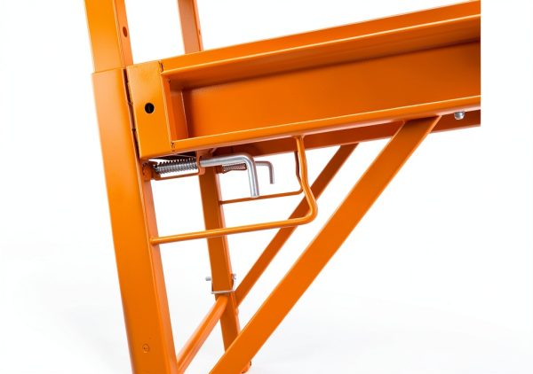 WEN 31110T Baker-Style 6.25 ft Rolling Steel Scaffolding-6