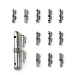 Scaffolding Coupling Pin 1-1/4OD x 9L 1 Collar Fudatong Thick 12 Pack-0