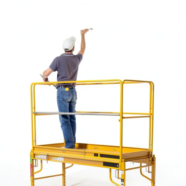 Metaltech I-CISGRJP Scaffolding Guardrail with Gates and 4 Toggle Pins-3