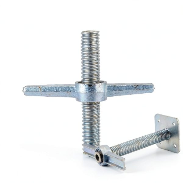 Scaffold 12" Leveling Galvanized Screw Jack BGTLGIO 2 Pack-2